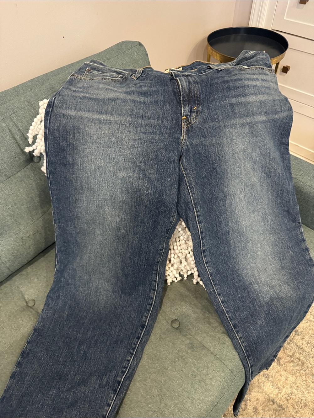 Relaxed Levi’s Baggy Dad Jeans in Washed Blue Denim- ew